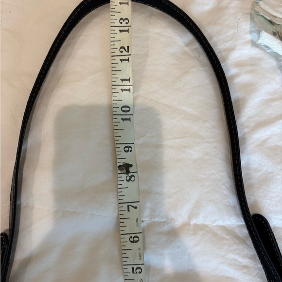 The SAK Black Leather Shoulder Bag w/outside phone pocket - Picture 7 of 9